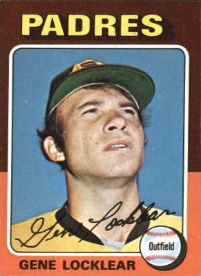 Gene Locklear #13 Baseball Cards 1975 Topps Mini