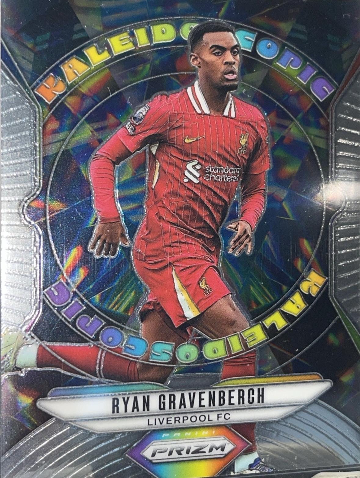 Ryan Gravenberch #30 2024 Panini Prizm Premier League Kaleidoscopic