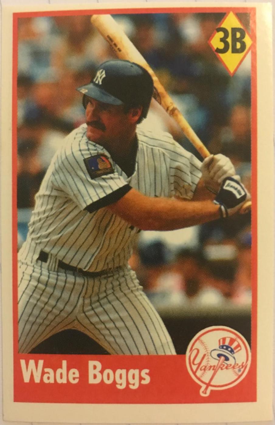 Wade Boggs #57 Baseball Cards 1995 Fleer Panini Stickers