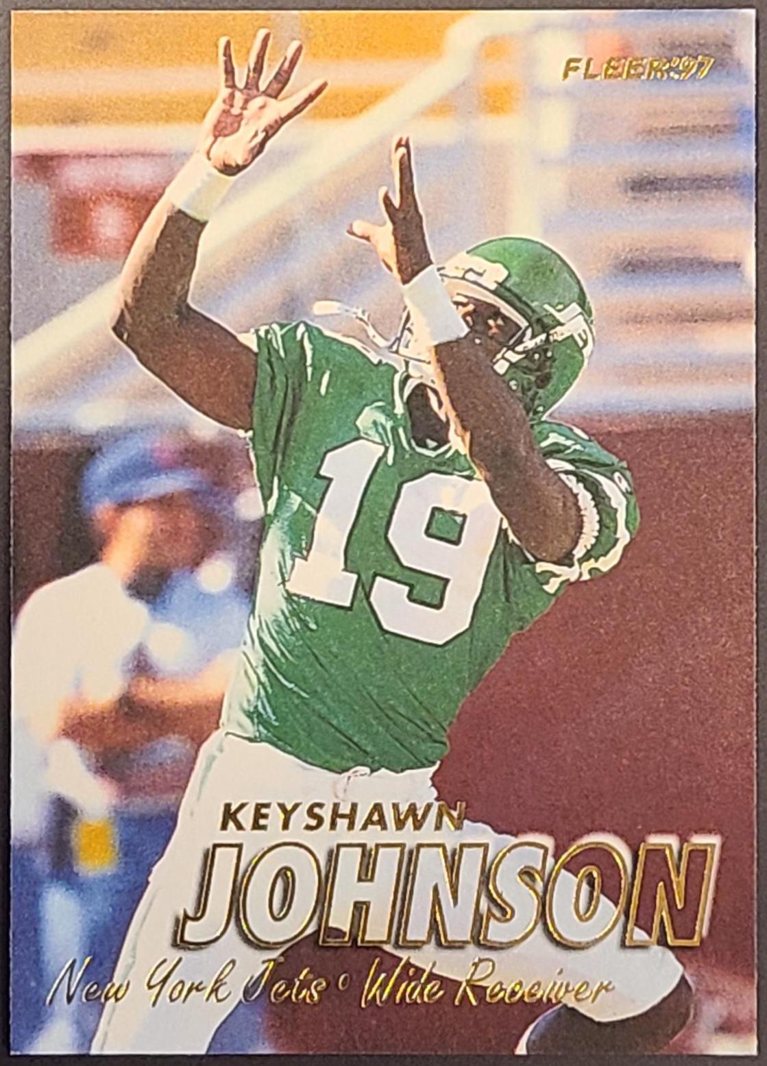 Keyshawn Johnson #21 Football Cards 1997 Fleer