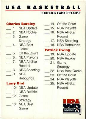 Checklist 1-54 #99 Basketball Cards 1992 Skybox USA