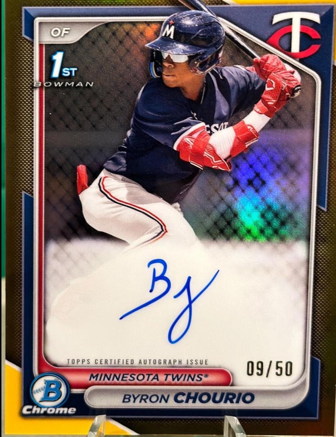 Byron Chourio [Gold Refractor] #CPA-BCH