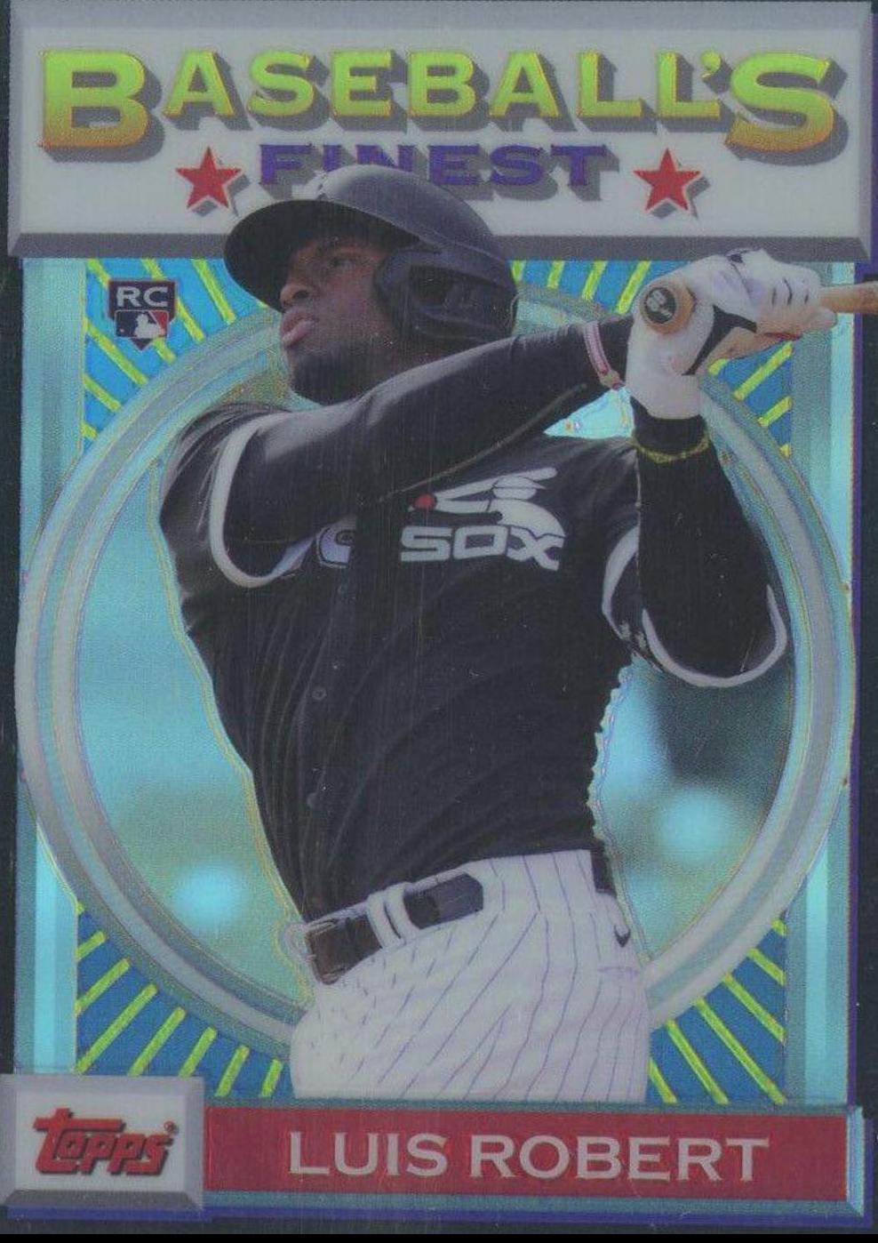 Luis Robert #59 2020 Topps Finest Flashbacks Baseball