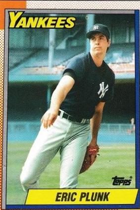 Eric Plunk #9 Baseball Cards 1990 Topps