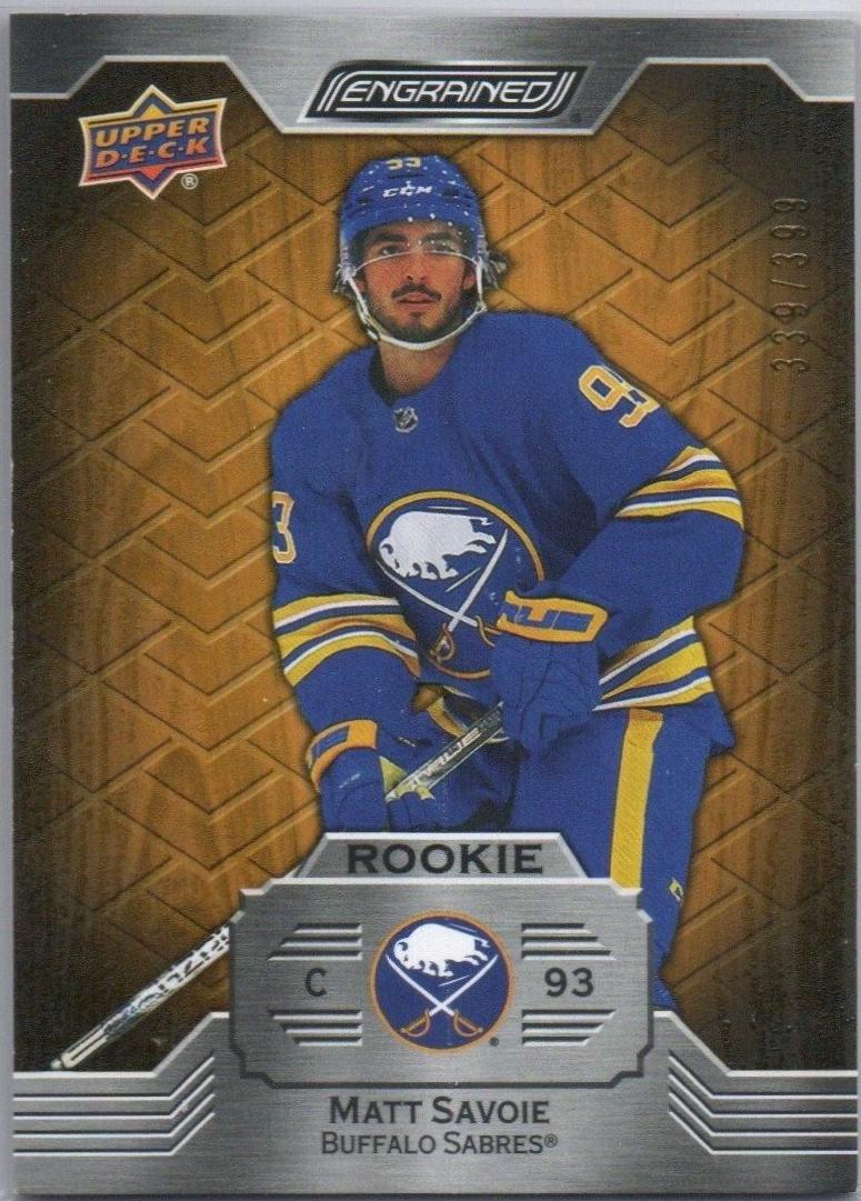 Matt Savoie #152 2023-24 Upper Deck Engrained Hockey
