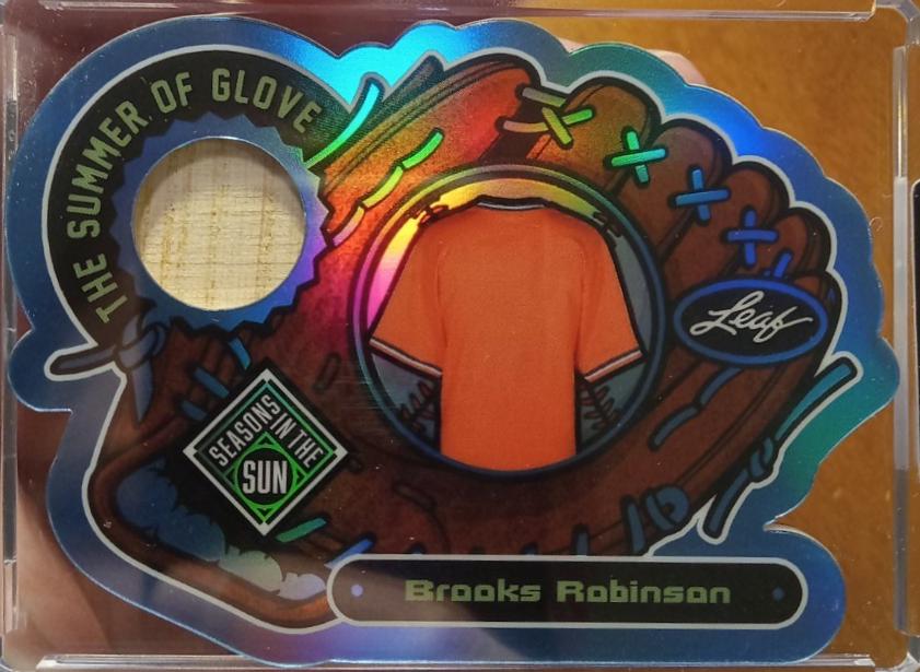 Brooks Robinson #SG-3 2026 Leaf Seasons In The Sun Summer Of Glove Baseball