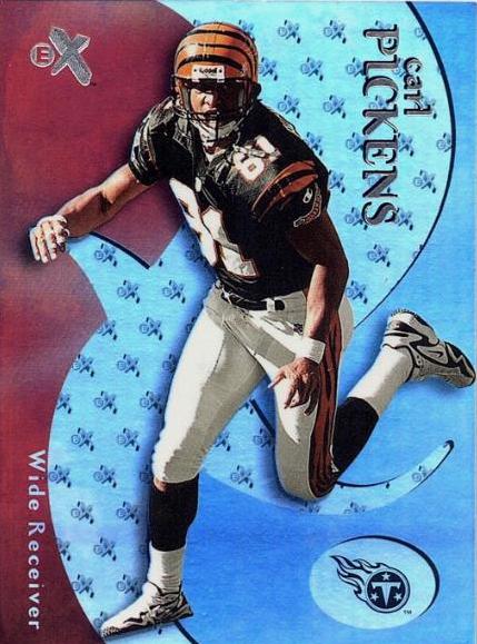 Carl Pickens #80 2000 Fleer E X Football