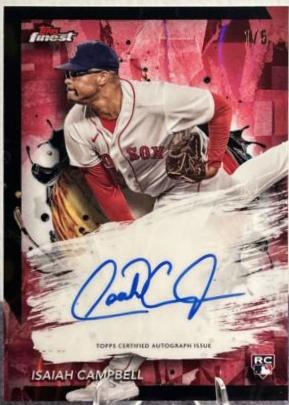 Isaiah Campbell [Red Lava Refractor] #FA-IC
