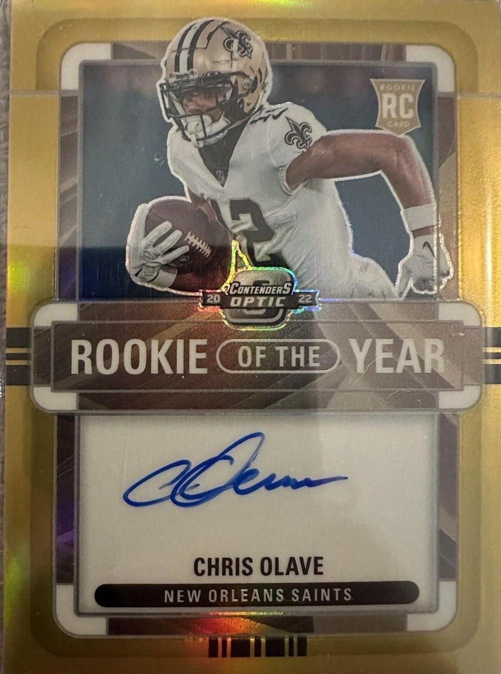 Chris Olave [Rookie of the Year Autograph Gold] #ROY-CO