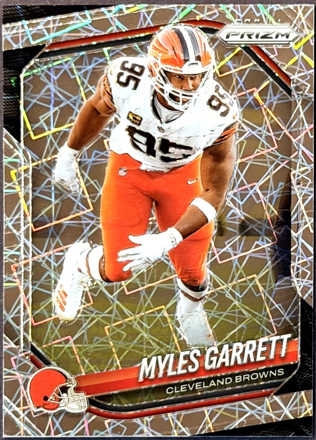 2025 Panini Prizm Myles Garrett [Orange] #73 card