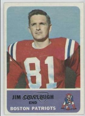 Jim Colclough #5 Football Cards 1962 Fleer