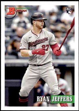 Ryan Jeffers #12 Baseball Cards 2021 Bowman Heritage