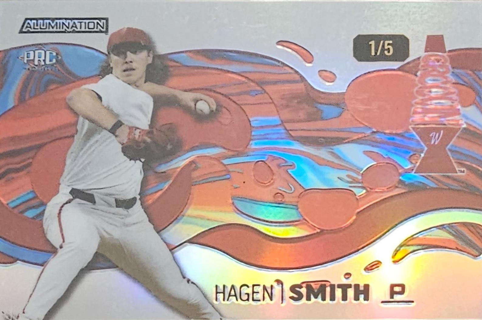 Hagen Smith #AG-HS 2024 Wild Card Alumination Just The Hits Baseball