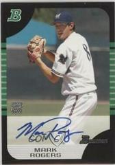 Mark Rogers #164 Baseball Cards 2005 Bowman Prices