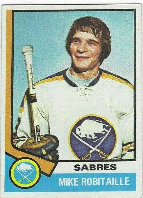 Mike Robitaille #159 Hockey Cards 1974 Topps