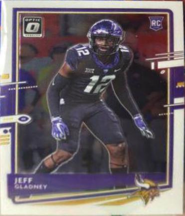 Jeff Gladney #108 Football Cards 2020 Panini Donruss Optic