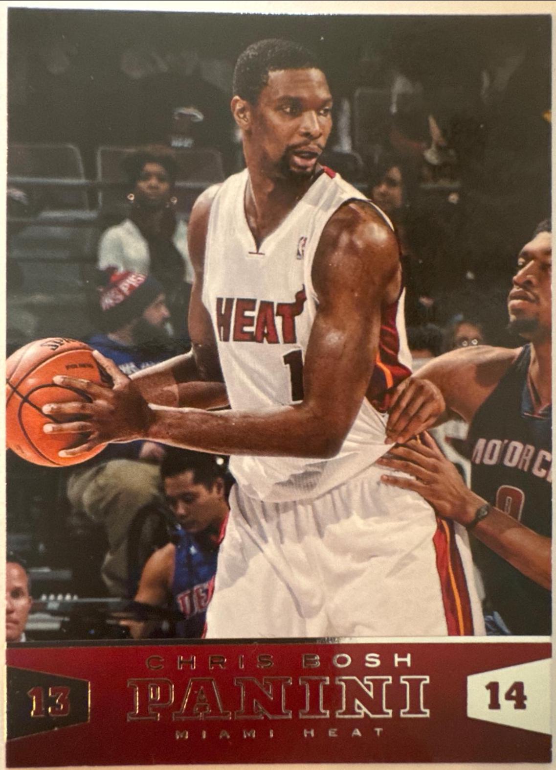 Chris Bosh #9 Basketball Cards 2013 Panini