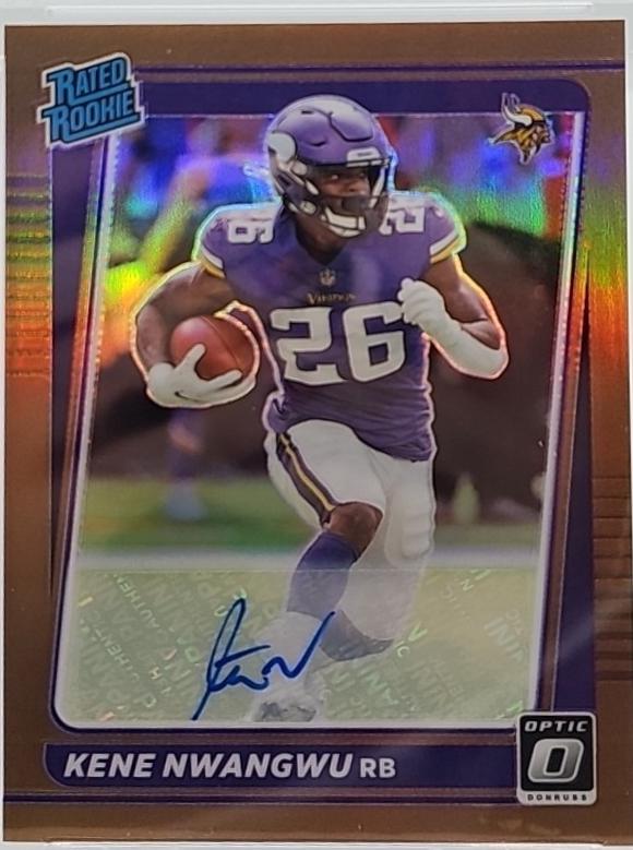 Kene Nwangwu #233 2021 Panini Donruss Optic Rated Rookies Autograph Football