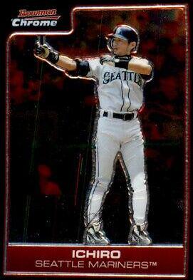 Ichiro #50 Baseball Cards 2006 Bowman Chrome