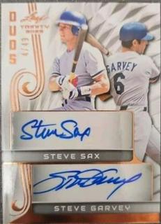 Steve Sax / Steve Garvey