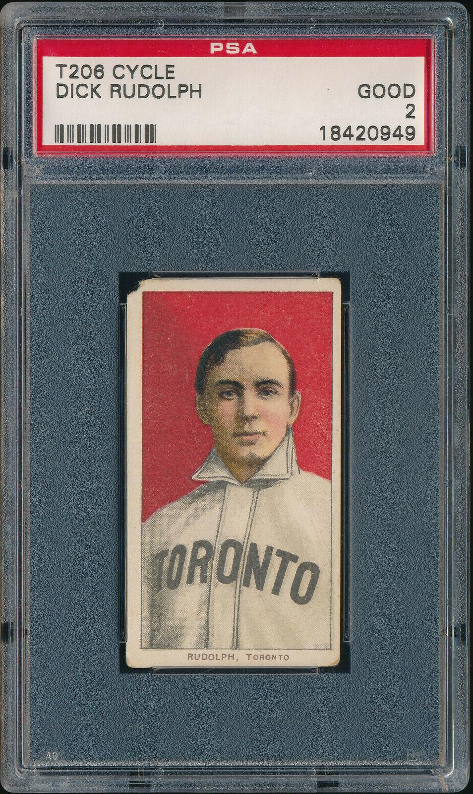 Dick Rudolph #NNO Baseball Cards 1909 T206 Cycle 350