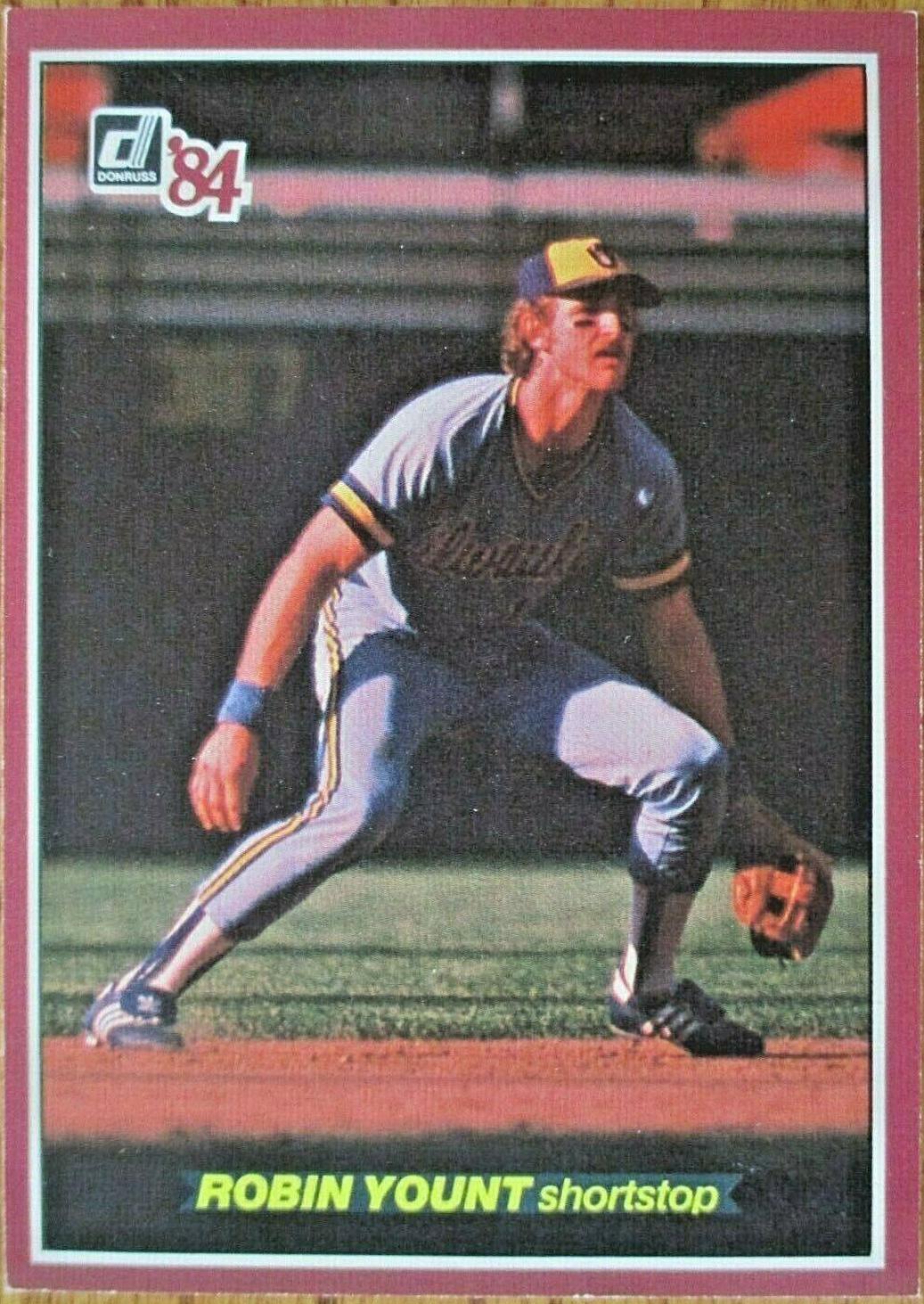 Robin Yount #5 Baseball Cards 1984 Donruss Action All Stars