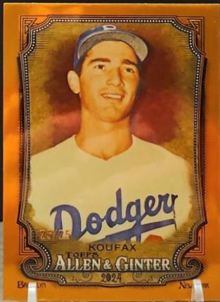 Sandy Koufax [Orange Refractor] #312