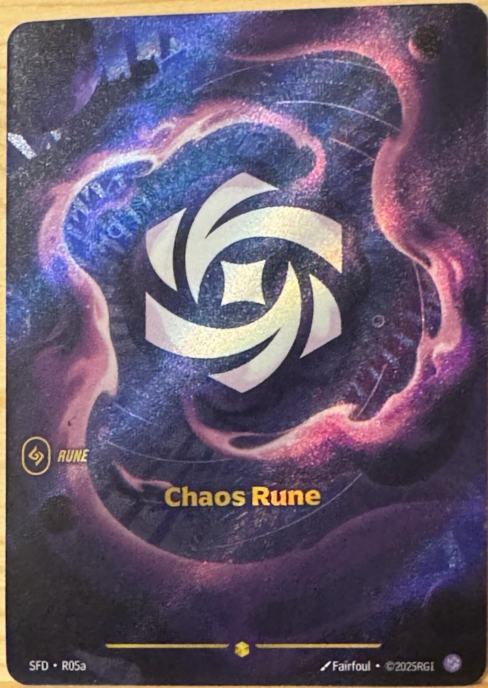 riftbound リフトバウンド　chaos rune オルトアート　キラ Chaos Rune [Alternate Art] #R05a Prices | Riftbound Spiritforged