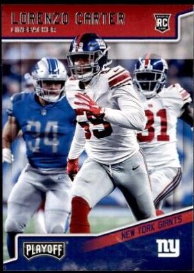 Lorenzo Carter #291 Football Cards 2018 Panini Playoff