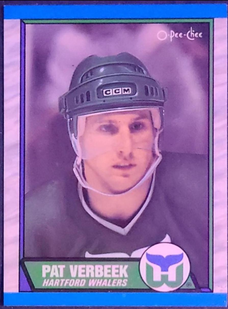 Pat Verbeek #32 Hockey Cards 1989 O-Pee-Chee