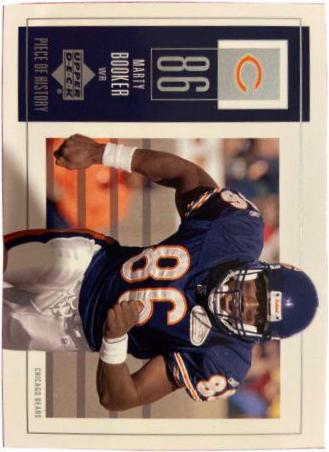 Marty Booker #19 Football Cards 2002 Upper Deck Piece of History
