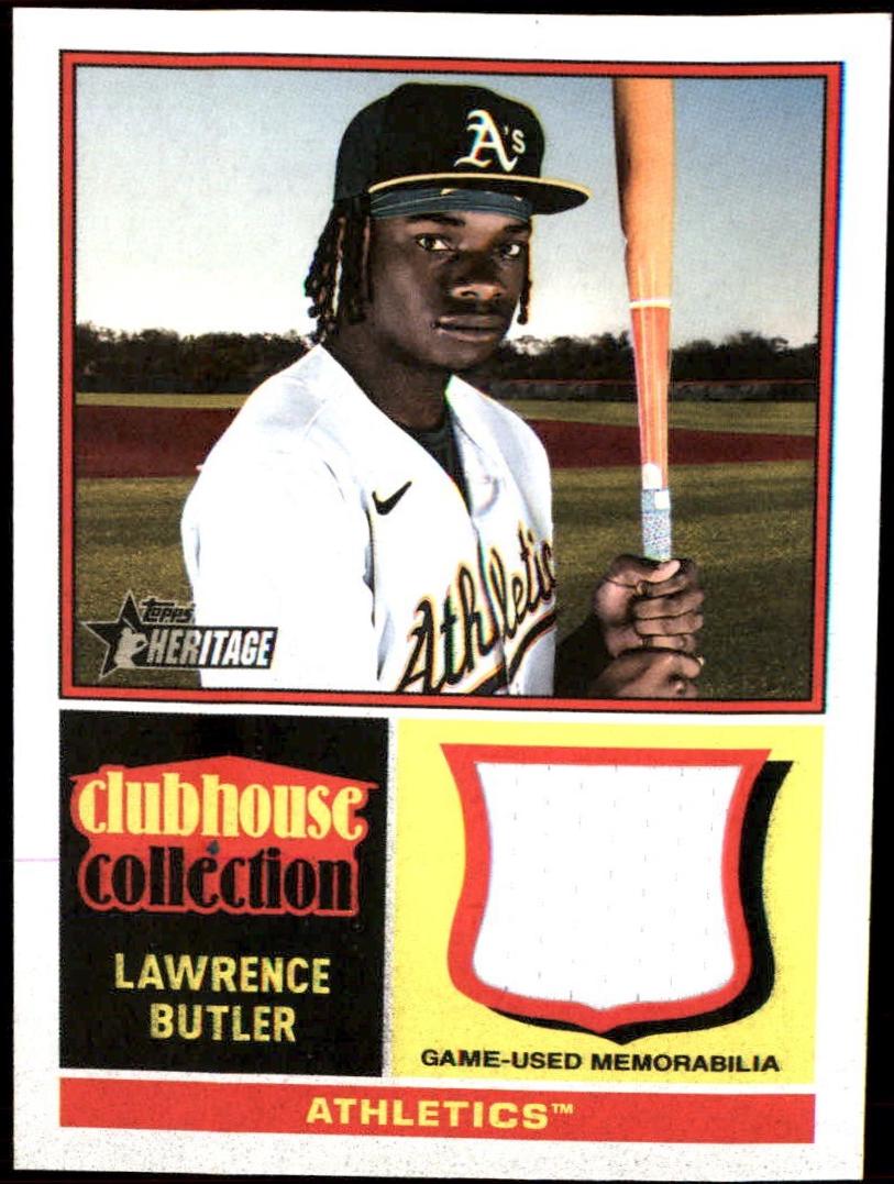 Lawrence Butler #CCR-LB Baseball Cards 2025 Topps Heritage Clubhouse Collection Relic