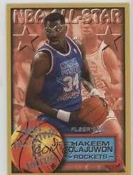 Hakeem Olajuwon #279 Basketball Cards 1996 Fleer