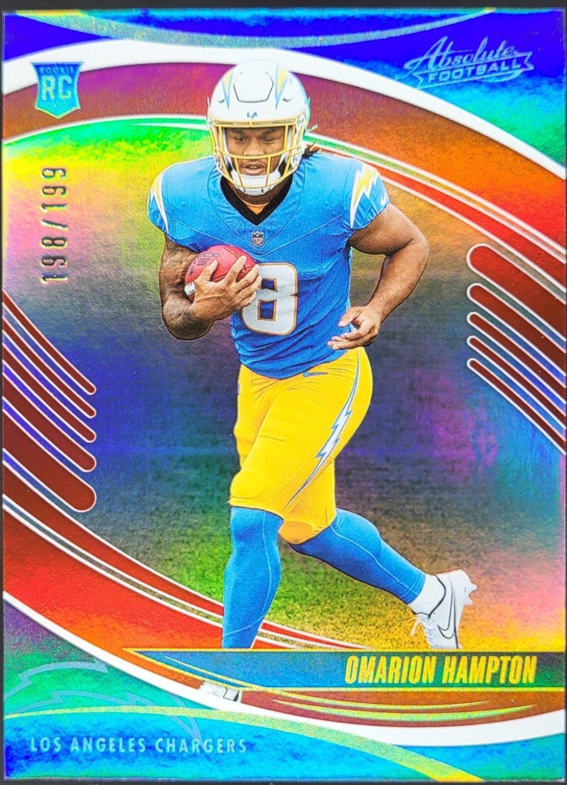 Omarion Hampton [Spectrum Red] #166 Prices | 2025 Panini Absolute ...