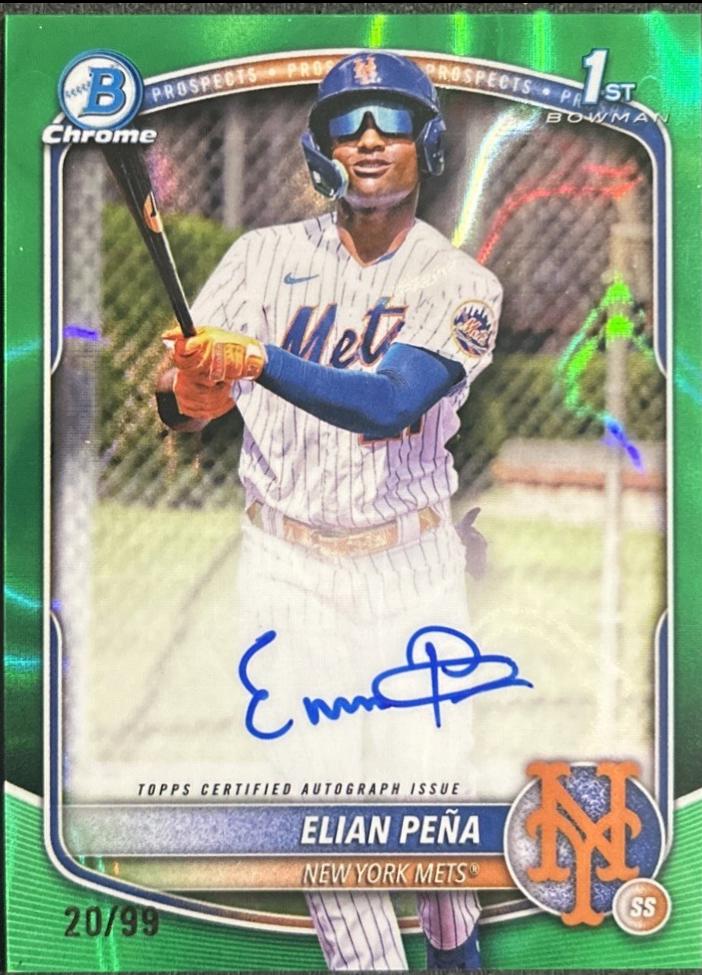 Elian Pena [Green Lava Refractor] #CPA-EP