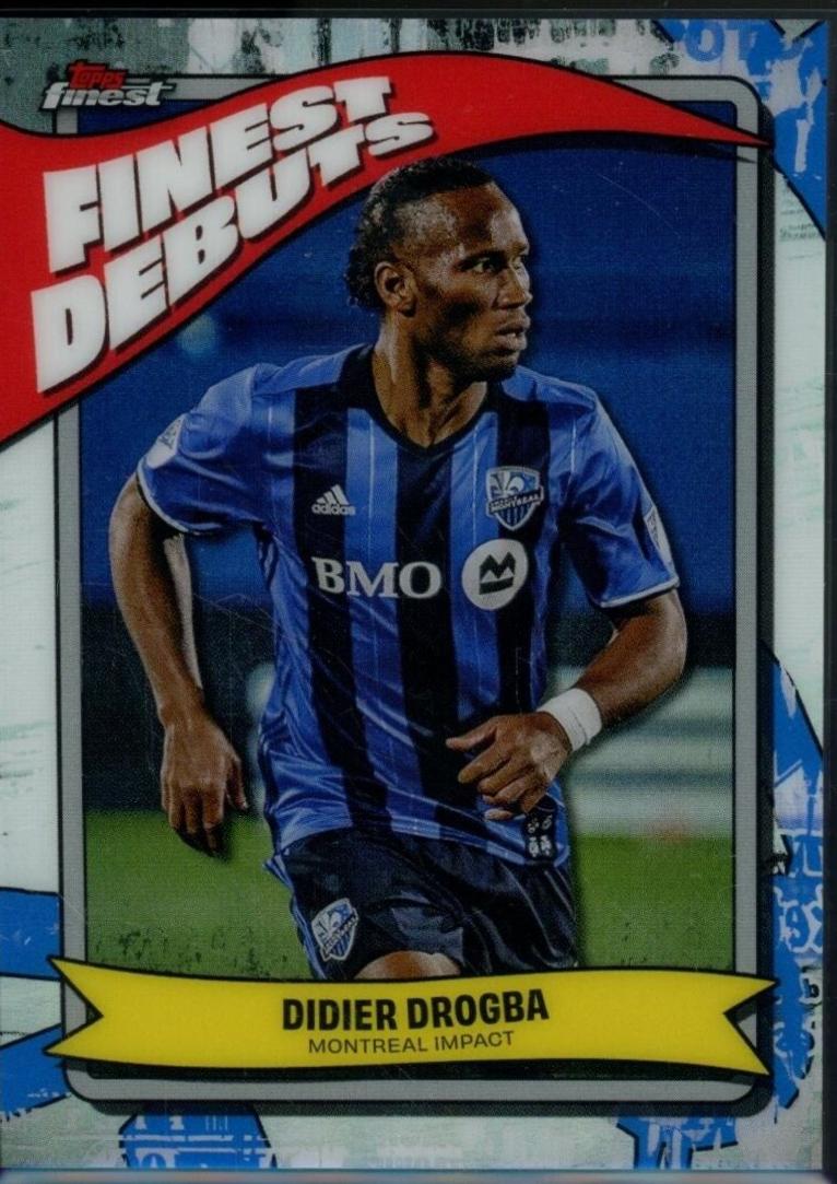 Didier Drogba #FD-4 Soccer Cards 2024 Topps Finest MLS Debut