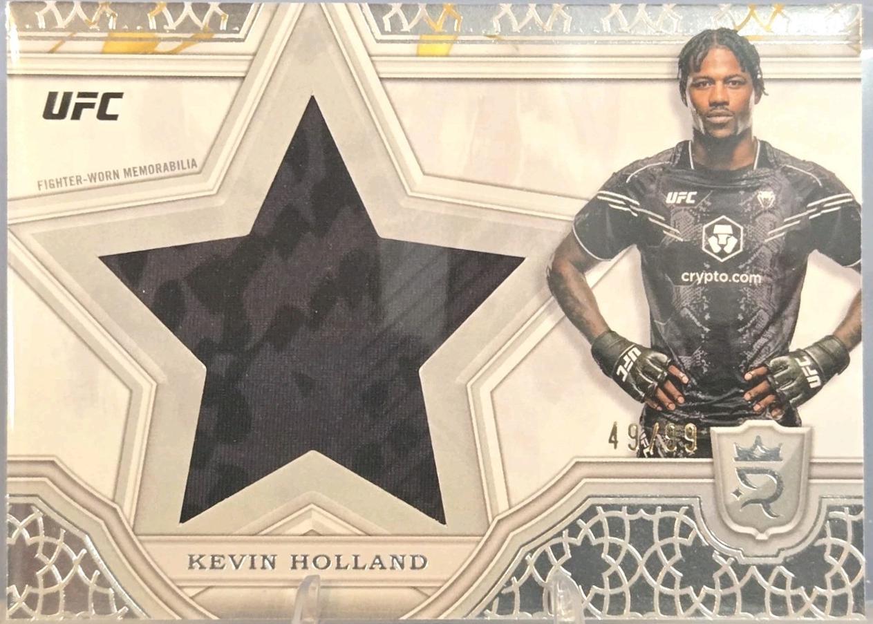 Kevin Holland #SRR-10 Ufc Cards 2024 Topps Royalty UFC Star Relic