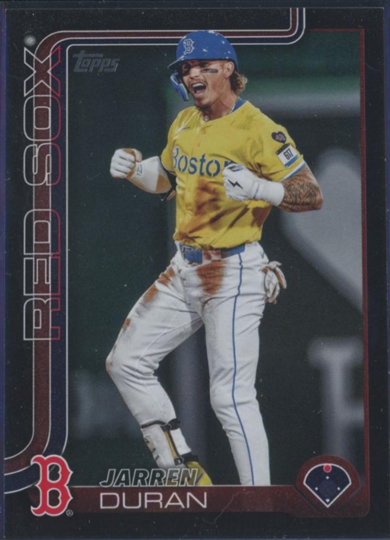 Jarren Duran [Black Holo Foil] #587