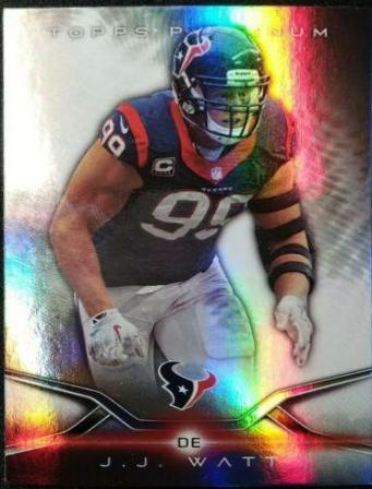 J.J. Watt #10 Football Cards 2014 Topps Platinum