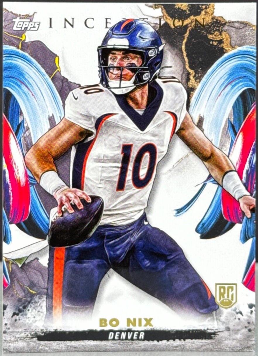Bo Nix #161 Football Cards 2024 Topps Inception