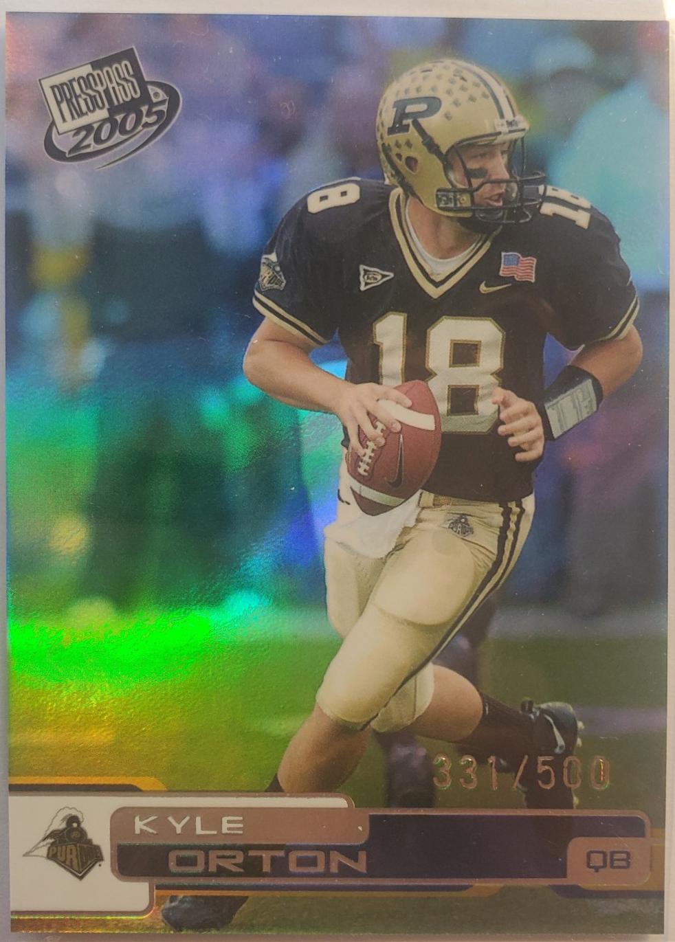 Kyle Orton #R8 2005 Press Pass Football