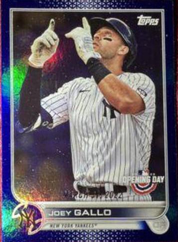 Joey Gallo #5 Baseball Cards 2022 Topps Opening Day