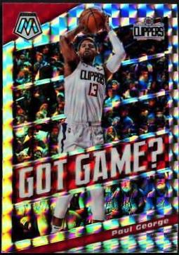 Paul George Mosaic #3 Basketball Cards 2019 Panini Mosaic Got Game