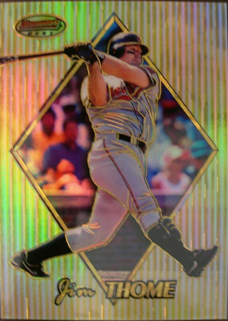 Jim Thome #18 Baseball Cards 1999 Bowman's Best