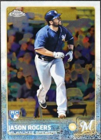 Jason Rogers #44 Baseball Cards 2015 Topps Chrome