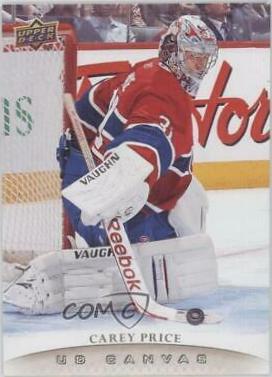 Carey Price #C46 Hockey Cards 2011 Upper Deck Canvas