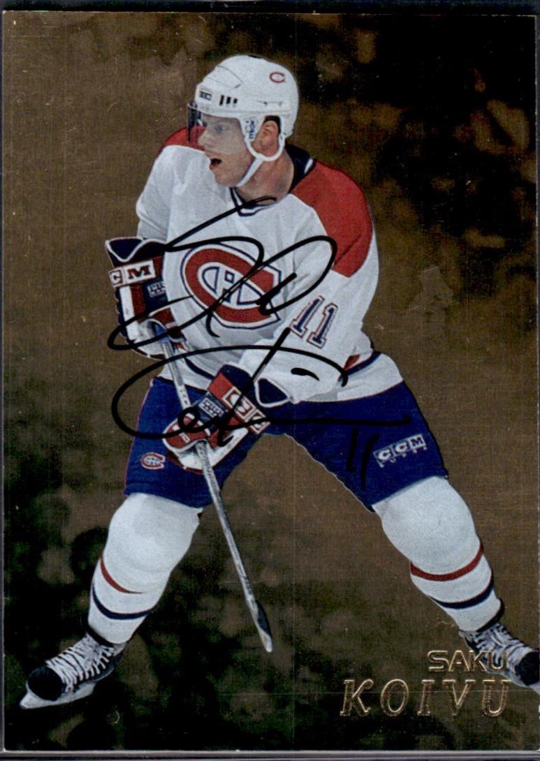 Saku Koivu [Gold Autograph] #218