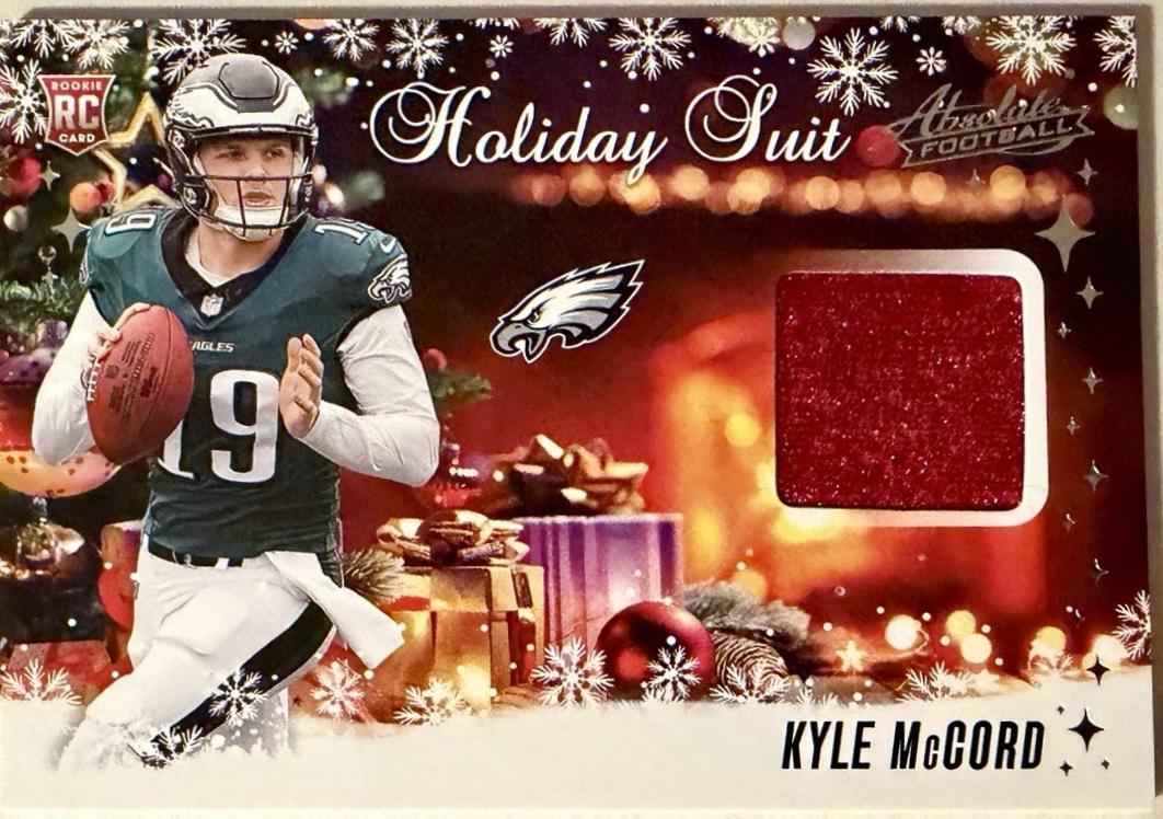 Kyle McCord #HS-KMD 2025 Panini Absolute Football Holiday Suit