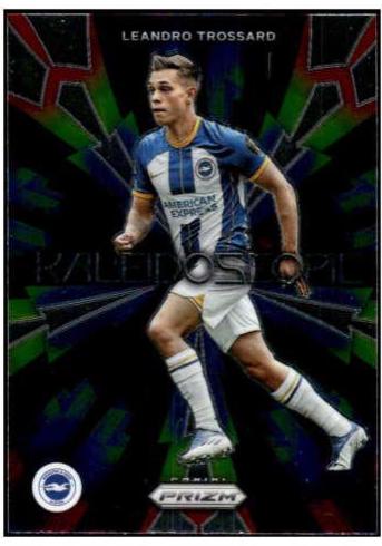 Leandro Trossard #9 Soccer Cards 2022 Panini Prizm Premier League Kaleidoscopic