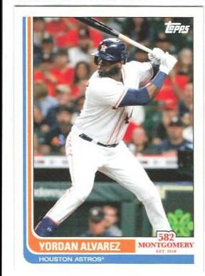 Yordan Alvarez #4 Baseball Cards 2022 Topps 582 Montgomery Club Set 3